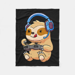 Couverture Polaire Sloth Gaming Sloths Video Game Gig