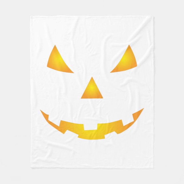 Couverture Polaire Smile de Halloween (Devant)