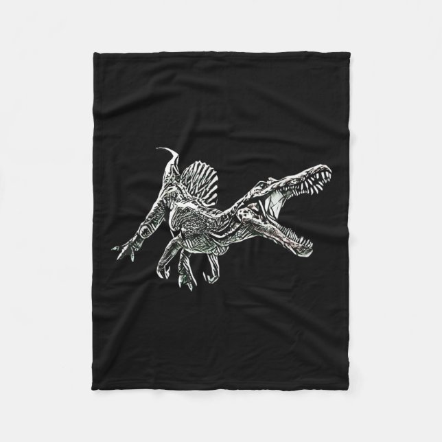 Couverture Polaire Snosaurus Motif Dinosaur Prehistoric Predator Dino (Devant)