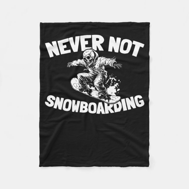 Couverture Polaire Snowboard Winter Sports - Snowboard Snowboard (Devant)