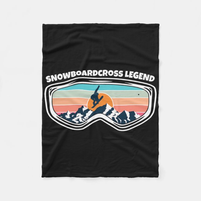 Couverture Polaire Snowboardcross Snowboard Goggings As Snowboardcr (Devant)