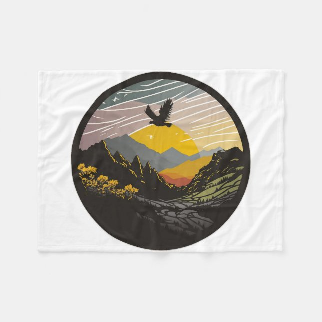 Couverture Polaire Snowdonia (Devant (Horizontal))