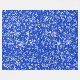 Couverture Polaire Snowflake Sparkle Motif sans fil