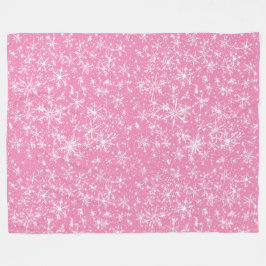 Couverture Polaire Snowflake Sparkle Motif sans fil