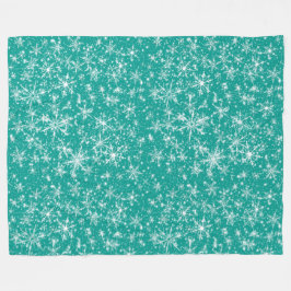 Couverture Polaire Snowflake Sparkle Motif sans fil