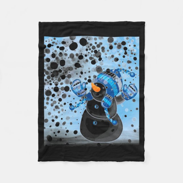 Couverture Polaire Snowman  (Devant)