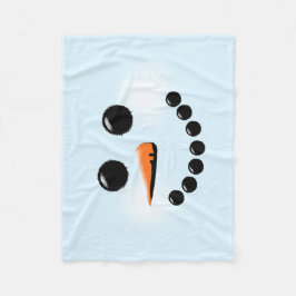 Couverture Polaire Snowman Face Winter Holiday Snowmen Xmas