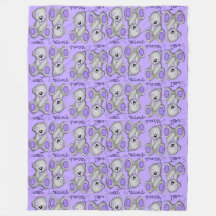 Snuggle Sweet Dreams Teddy-lavender bleu