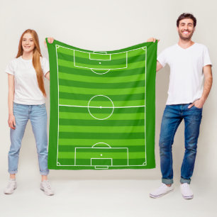 Couverture Polaire Soccer Field / Football Football Soccer Player Spo