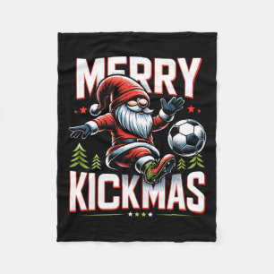 Couverture Polaire Soccer Gnome Merry Kickmas