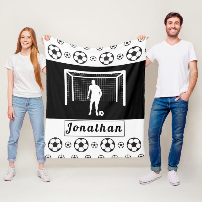 Couverture Polaire Soccer Personnalisé Goalkeeper Football Hommes (En situation)