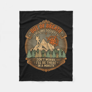 Couverture Polaire Société de randonnée essoufflée pour la nature du