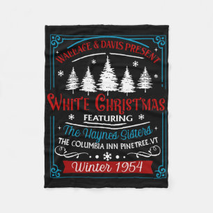 Couverture Polaire Soeurs White Christmas Movie 1954 Pajamas Holiday
