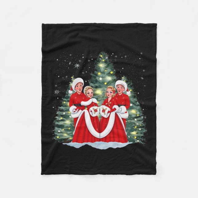 Couverture Polaire Soeurs White Christmas Movie 1954 Xmas Snow Holid (Devant)