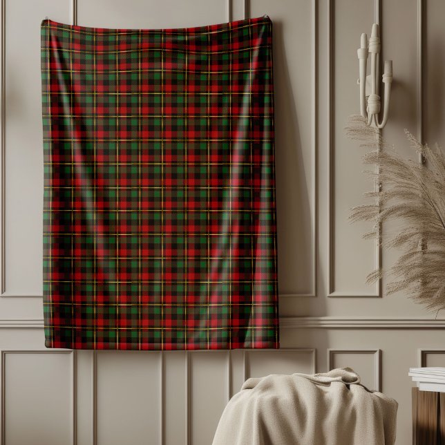 Couverture Polaire Soft Classique Tartan Plaid Jeter Des Vacances Cos (Soft Classic Tartan Plaid Throw Cozy Holidays Fleece Blanket)
