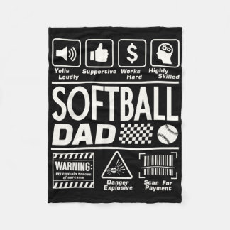 Couverture Polaire Softll Dad Funny Contents Of Sports Father Softll 