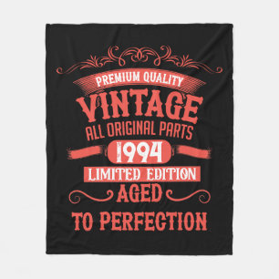 Couverture Polaire Soirée personnalisée de trente vintages 30e annive