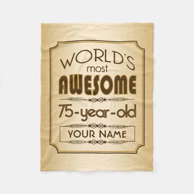 Couverture Polaire Soixante-quinzième monde de célébration (Devant)