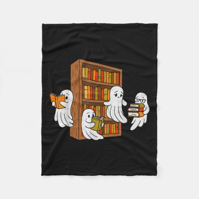 Couverture Polaire Soky Ghost Livres de lecture Bibliothèque Hallowee (Devant)