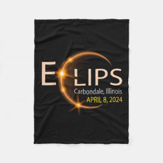 Couverture Polaire Solar Eclipse Illinois Carbondale Usa Totalité Avr