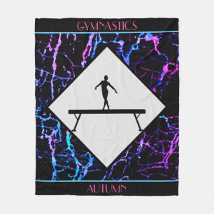 Couverture Polaire Solde de gymnastique Poutre Abstraite polaire
