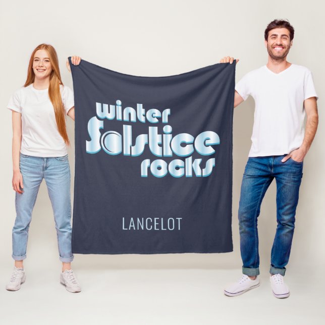 Couverture Polaire Solstice d'hiver Rocks Midwinter Novelty (En situation)