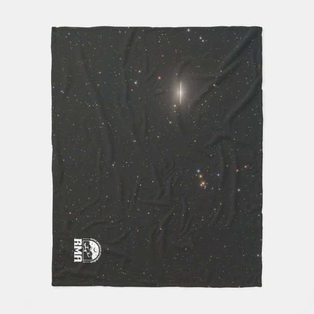 Couverture Polaire Sombrero Galaxy Star Party Blanche (Devant)