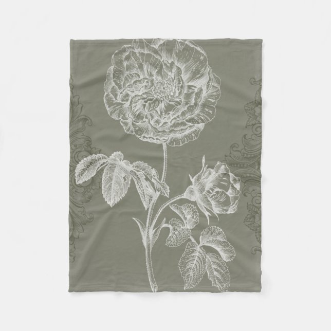 Couverture Polaire Soulagement floral I (Devant)