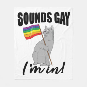 Couverture Polaire Sounds Gay I'm