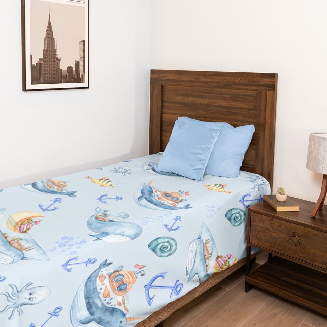 Couverture Polaire Sous les créatures marines et la vie marine (Créateur téléchargé)