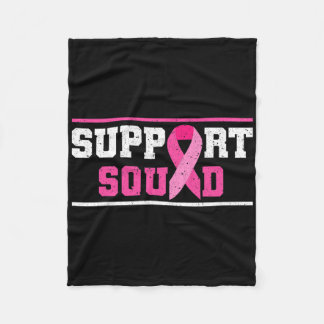 Couverture Polaire Soutien Squad Sensibilisation au cancer du sein Ru