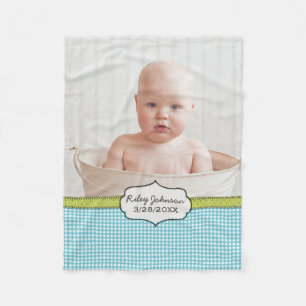 Couverture Polaire Souvenir fait sur commande de nom et