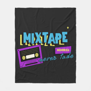 Couverture Polaire Souvenirs de mixtape Nostalgie de cassette rétro