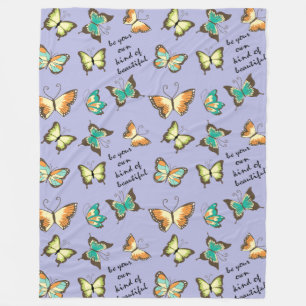 Couverture Polaire Soyez votre propre genre de beaux papillons