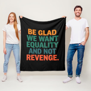 Couverture Polaire Soyons heureux que nous voulions l'égalité et non