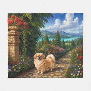 Couverture Polaire Spaniel Tibétain de la Renaissance