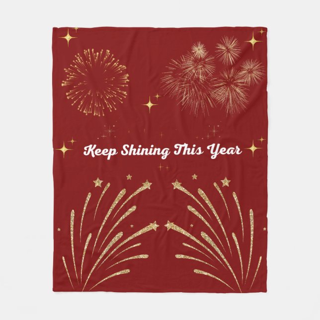 Couverture Polaire "Sparkling Glitter Style – Shiny & Glamorous Desig (Devant)