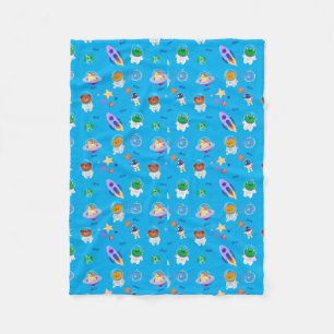 Couverture polaire spatiale mignonne