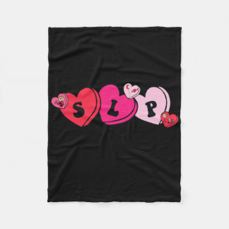 Couverture Polaire Speech Therapist Valentine's Day