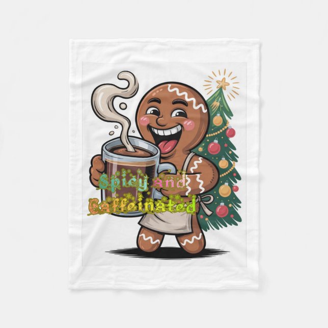 Couverture Polaire Spicy and Caffeinated (Devant)