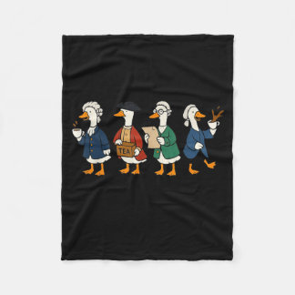 Couverture Polaire Spilling The Tea Since 1773 Funny Goose