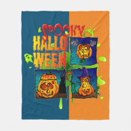 Couverture Polaire Spooky Halloween