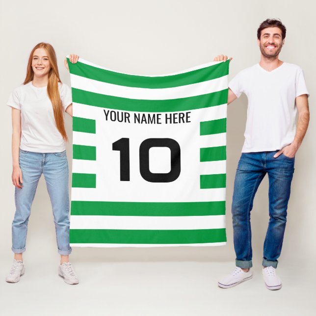 Couverture Polaire Sport personnalisé (En situation)