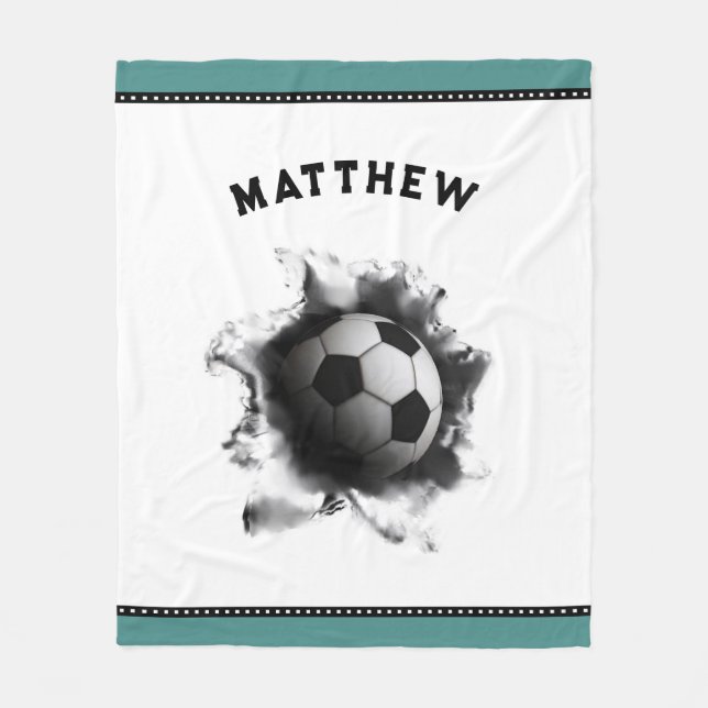 Couverture Polaire Sports de football (Devant)