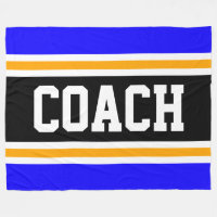 Sporty Wide Athletic Black COACH Racing Stripes