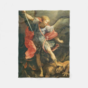 Couverture Polaire St Michael Arkhangel défaisant le diable