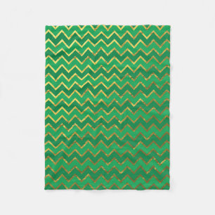 Couverture Polaire St. Patrick's Day Chevron Fleece Blanket