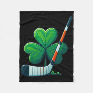 Couverture Polaire St Patricks Day Tee Shamrock Shirt Hockey St Patri