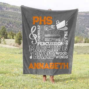 Couverture Polaire Stade de la bande scolaire de 30 po x 40 po