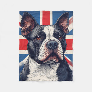 Couverture Polaire Staffordshire Bull Terrier Royaume-Uni